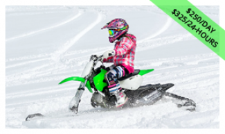 Kawasaki KX110L Short Track Timbersled